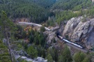 AMTK 145 on the Zephyr, Westbound Canyon Spirit